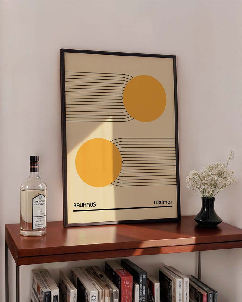 Bauhaus Poster Linien – Bauhaus Line Circle Balance