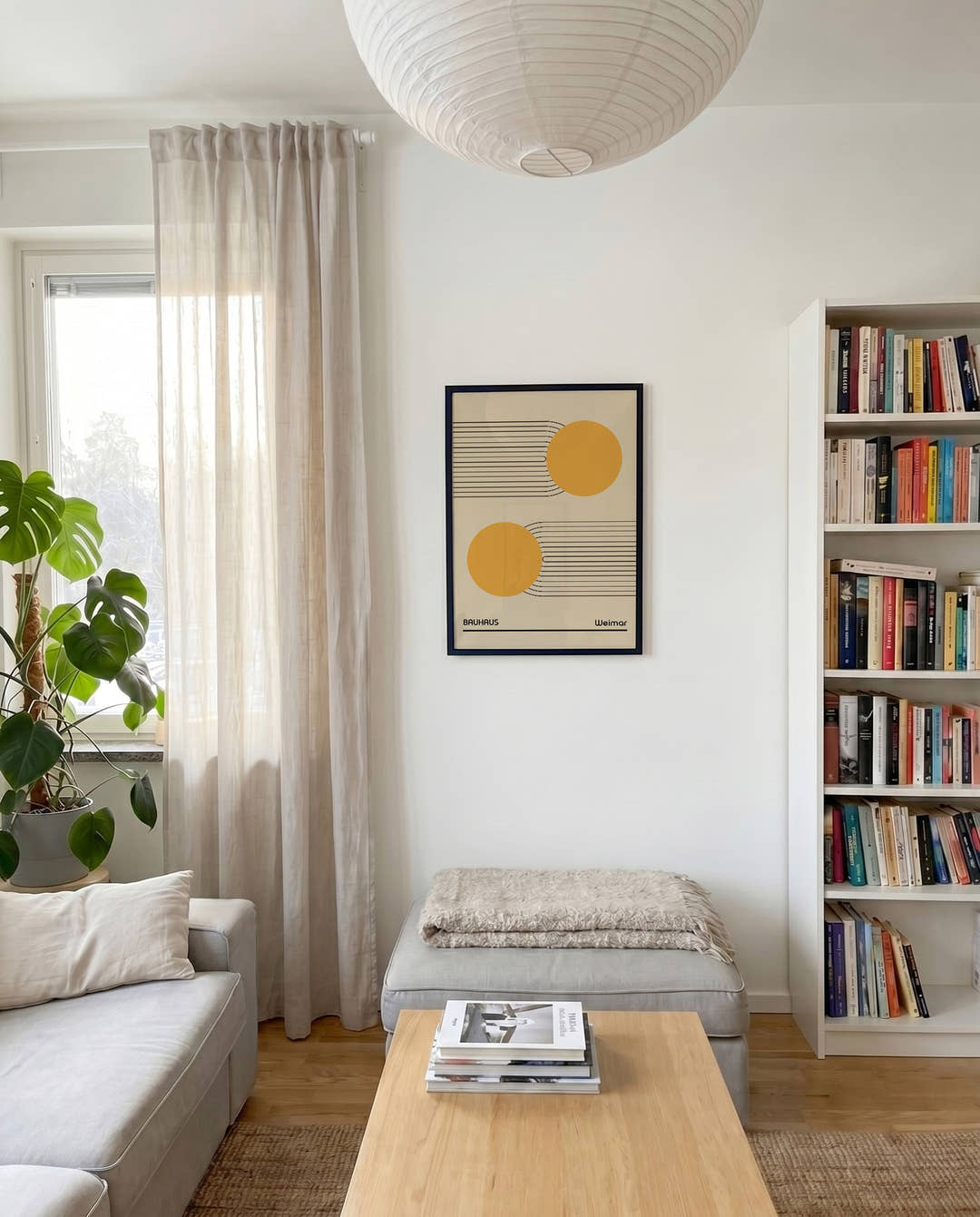 Bauhaus Poster Linien – Bauhaus Line Circle Balance