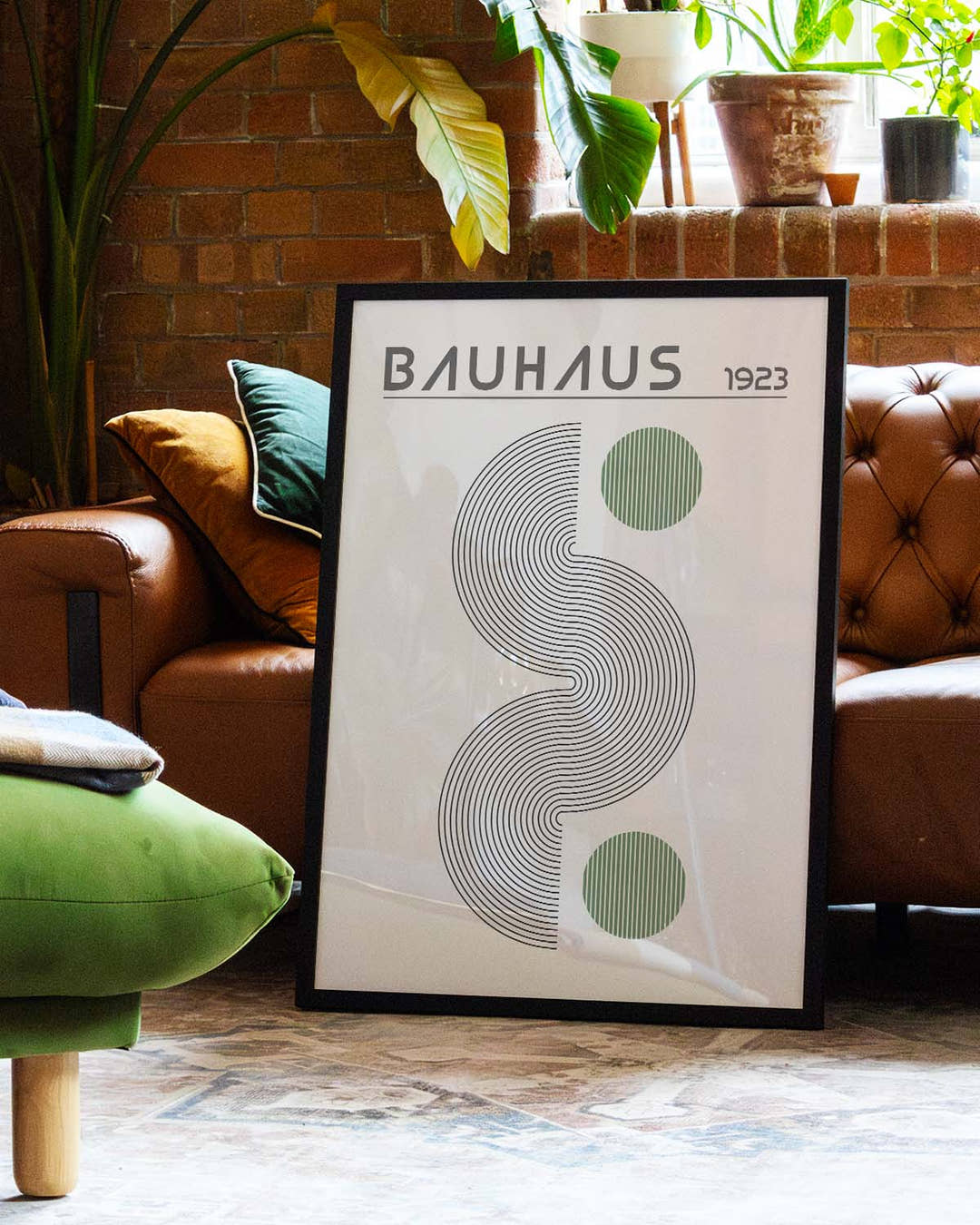 Bauhaus Poster Linie – Bauhaus Line Form Composition