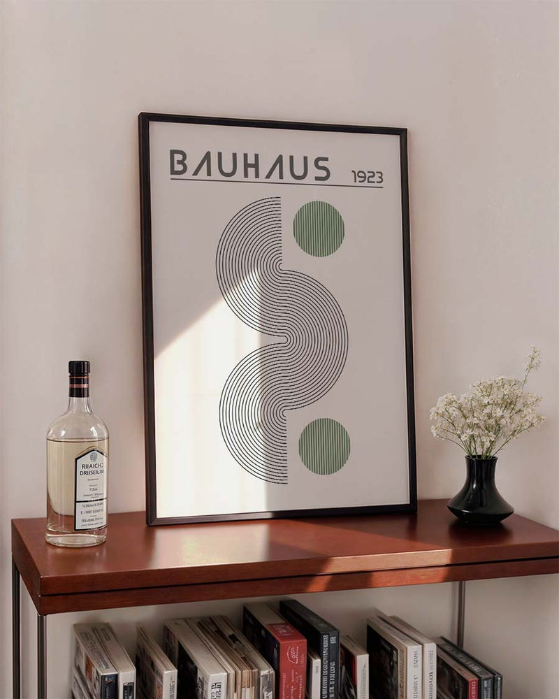 Bauhaus Poster Linie – Bauhaus Line Form Composition
