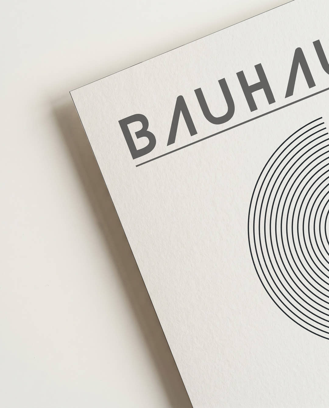 Bauhaus Poster Linie – Bauhaus Line Form Composition