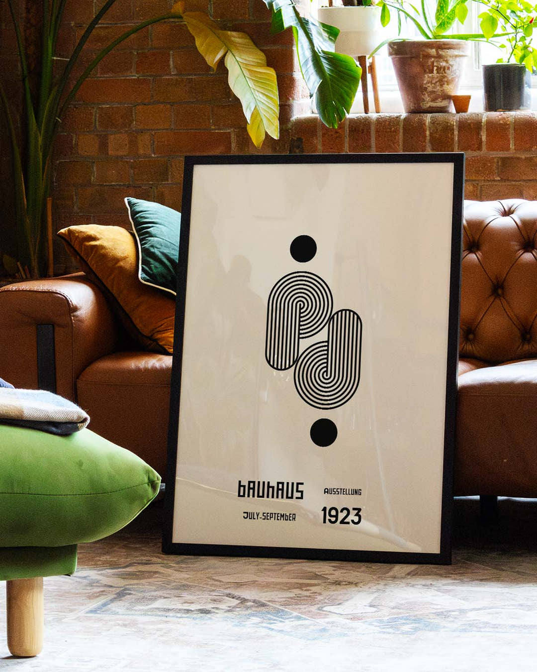 Bauhaus Poster Symbol – Bauhaus Line Form Symbol