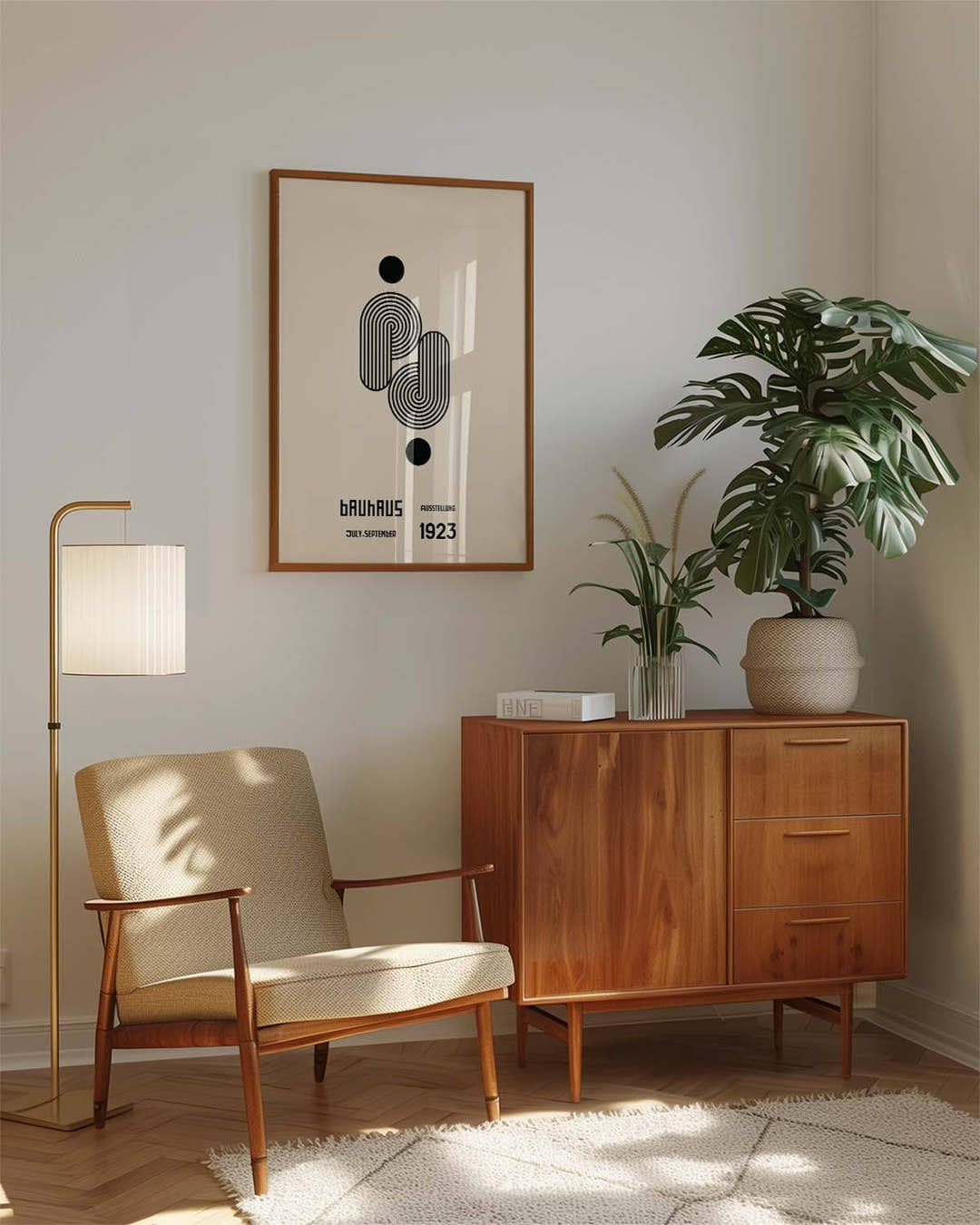 Bauhaus Poster Symbol – Bauhaus Line Form Symbol