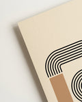 Bauhaus Poster Schleife – Bauhaus Line Loop Abstract