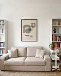 Bauhaus Poster Schleife – Bauhaus Line Loop Abstract