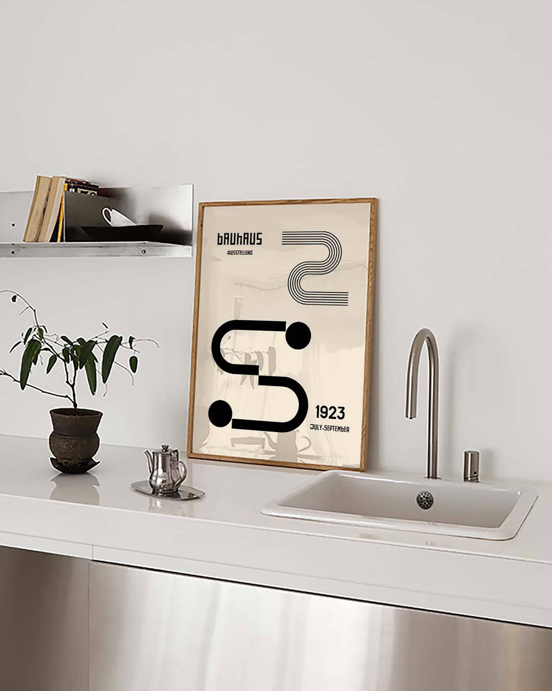 Bauhaus Poster Linien – Bauhaus Line Modern Symbol