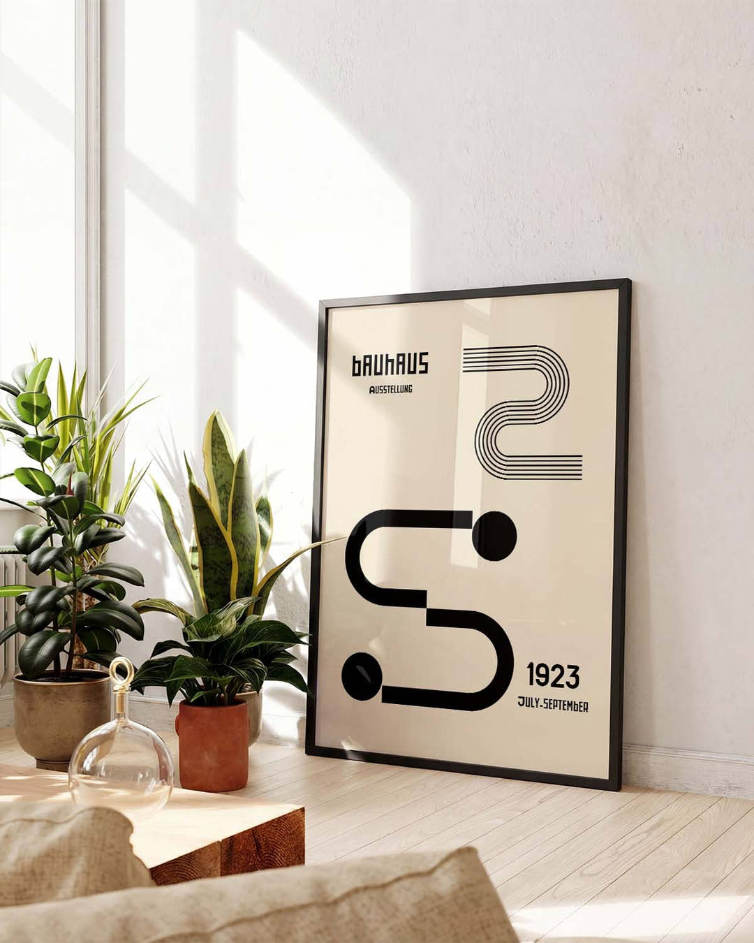 Bauhaus Poster Linien – Bauhaus Line Modern Symbol