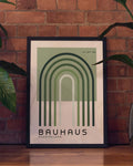 Bauhaus Poster Linienbogen – Bauhaus Line Rainbow