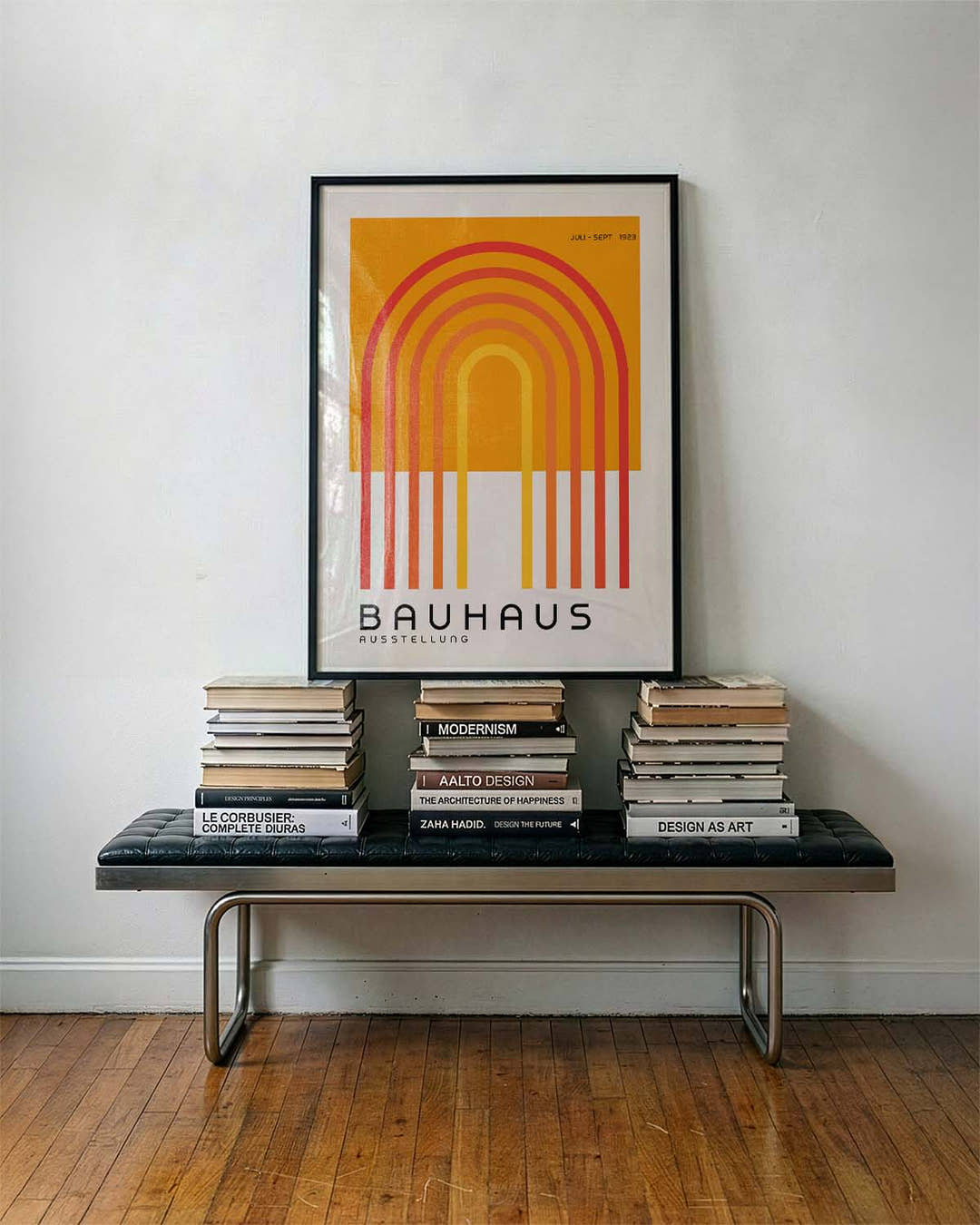 Bauhaus Poster Linienbogen – Bauhaus Line Rainbow