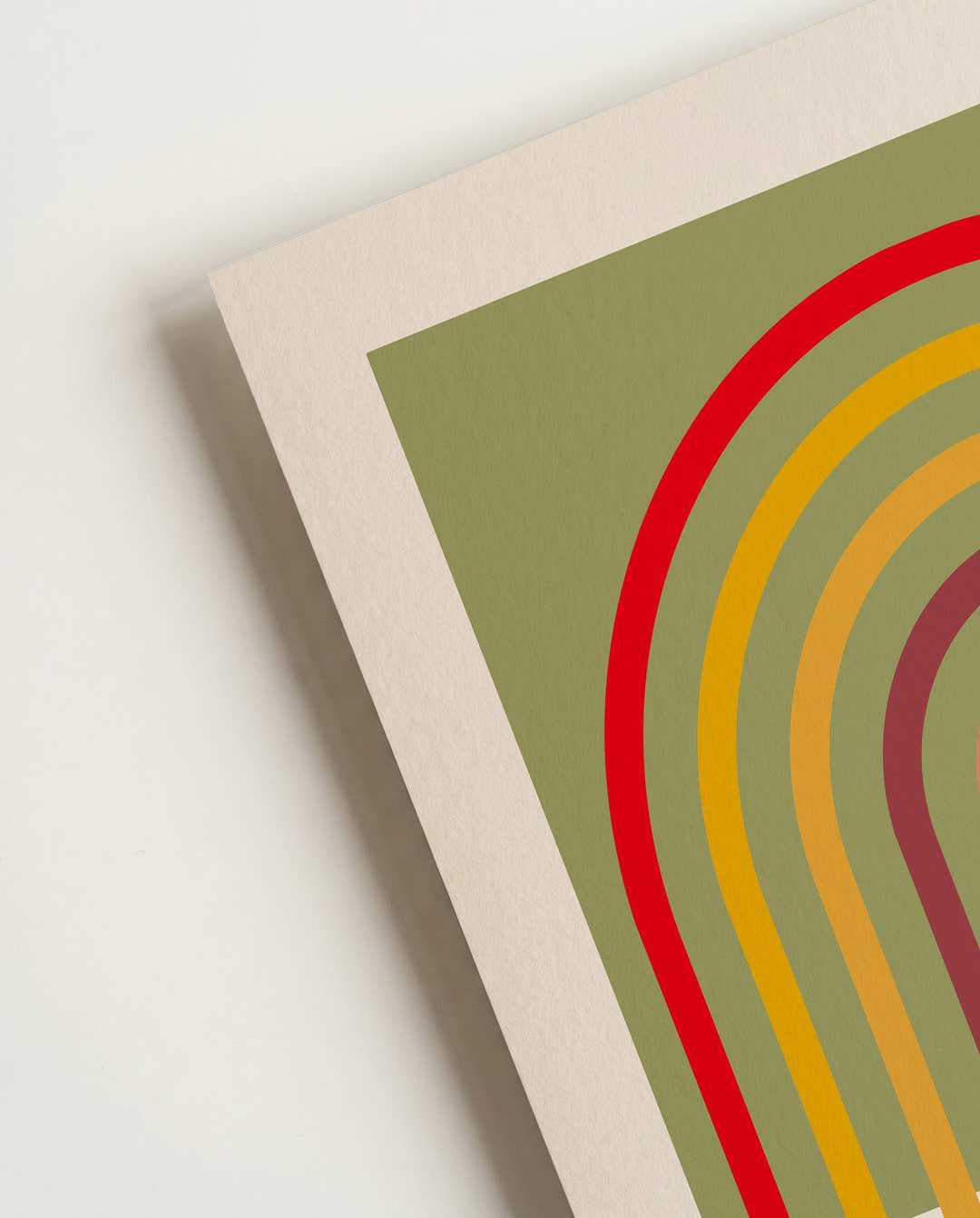 Bauhaus Poster Linienbogen – Bauhaus Line Rainbow