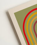 Bauhaus Poster Linienbogen – Bauhaus Line Rainbow