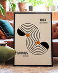 Bauhaus Poster Kurven – Bauhaus Line S Curve