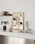 Bauhaus Poster Kurven – Bauhaus Line S Curve