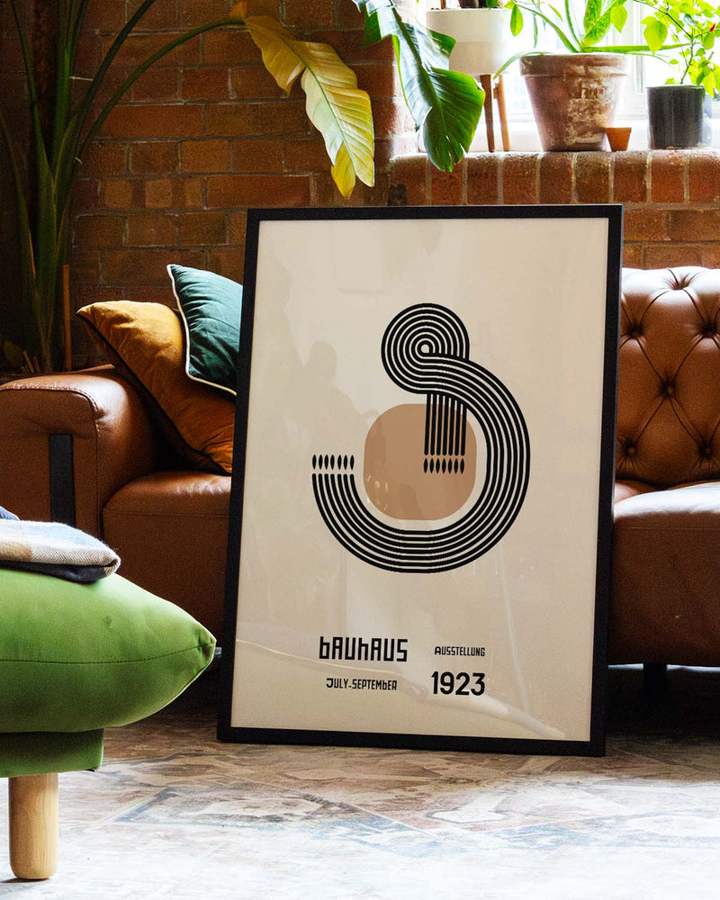 Bauhaus Poster Spirale – Bauhaus Line Spiral Composition