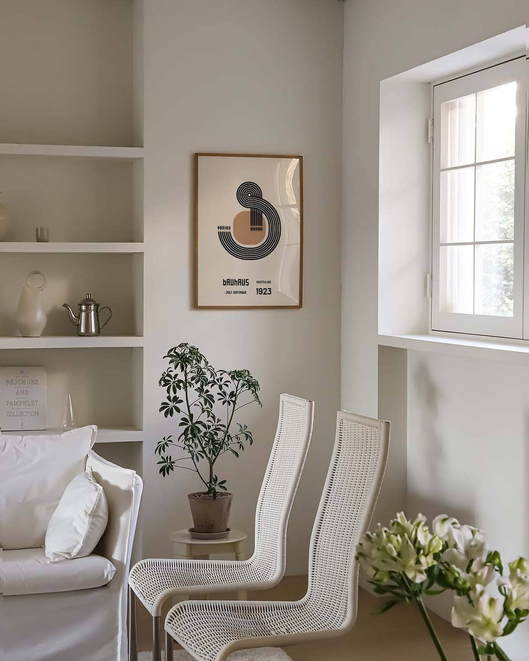 Bauhaus Poster Spirale – Bauhaus Line Spiral Composition