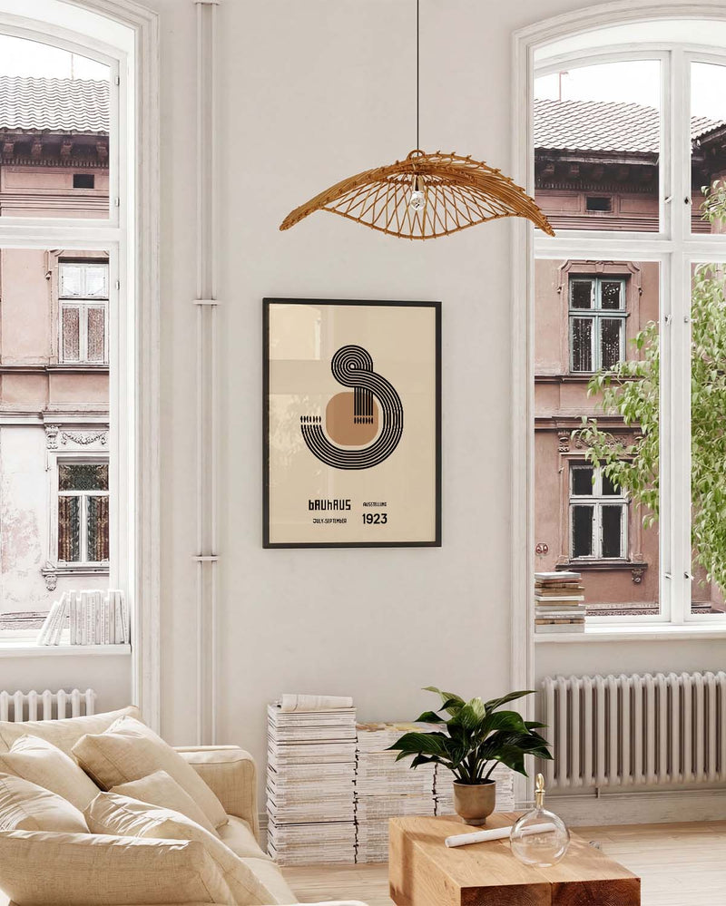 Bauhaus Poster Spirale – Bauhaus Line Spiral Composition