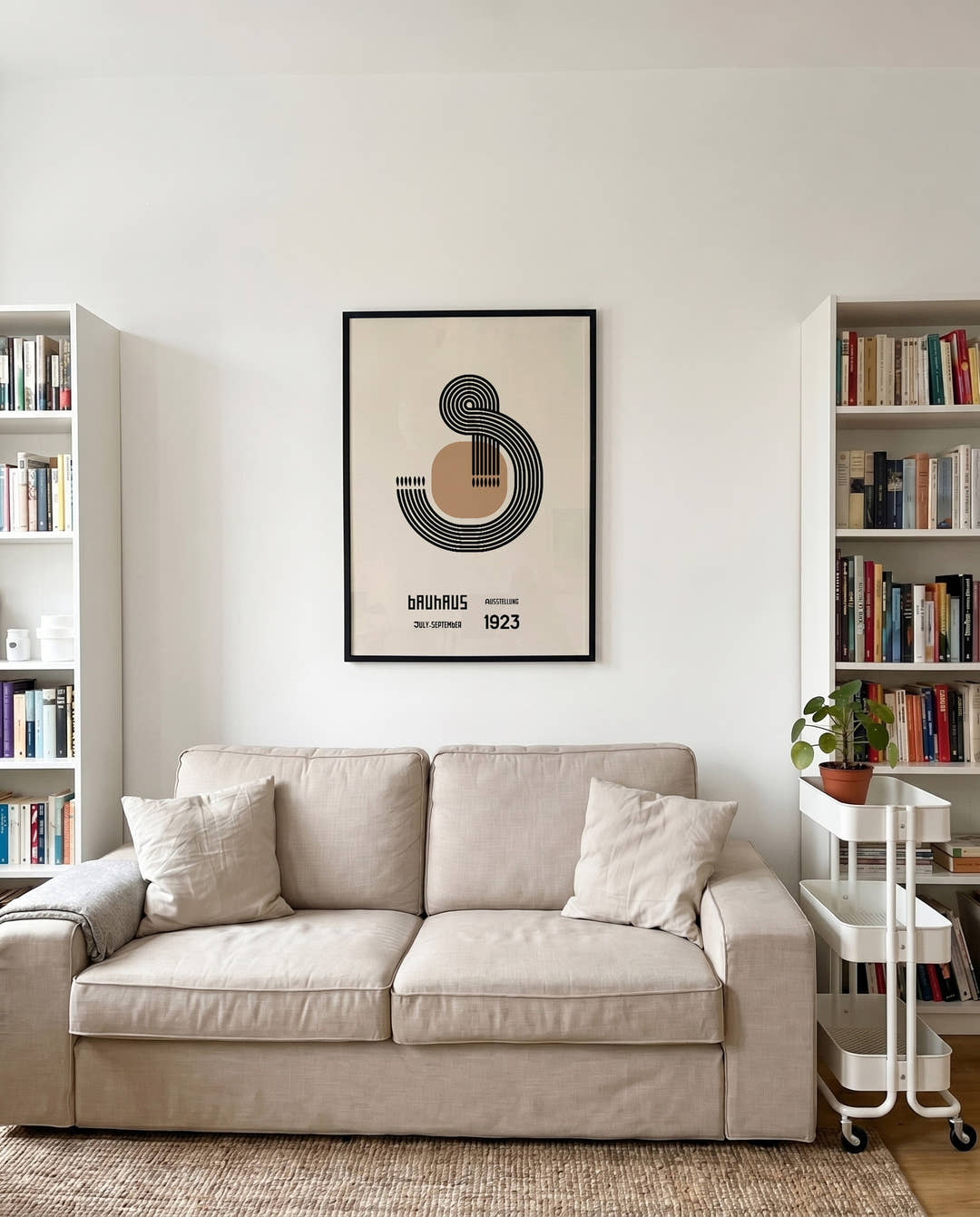 Bauhaus Poster Spirale – Bauhaus Line Spiral Composition