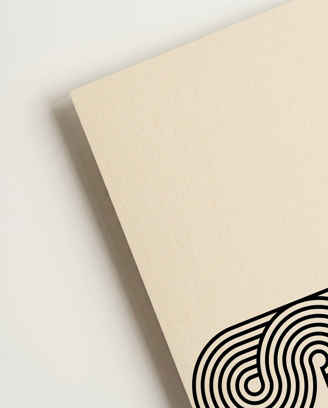 Bauhaus Poster Wellen – Bauhaus Line Wave Minimal