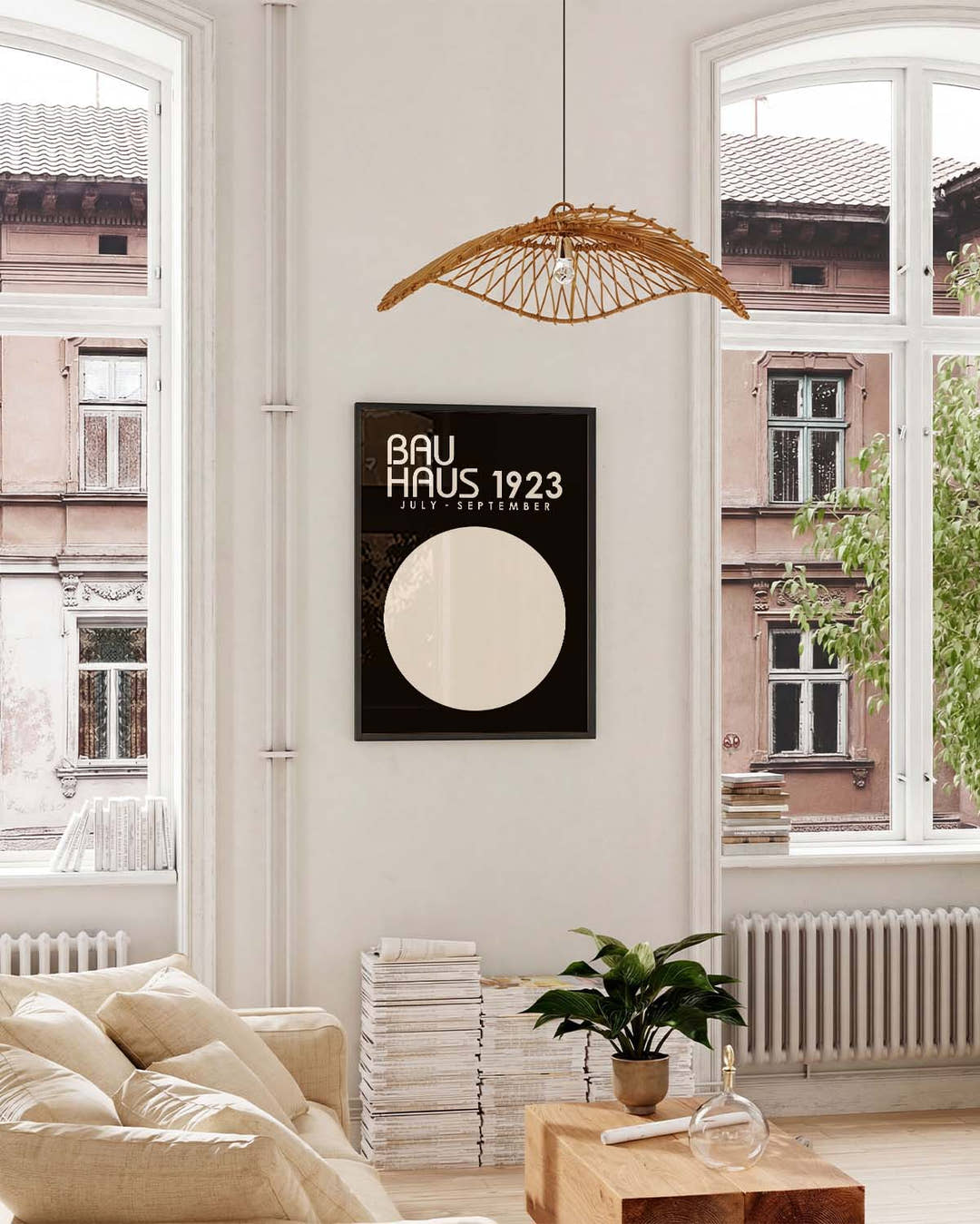 Bauhaus Poster minimal – Bauhaus Minimal Circle