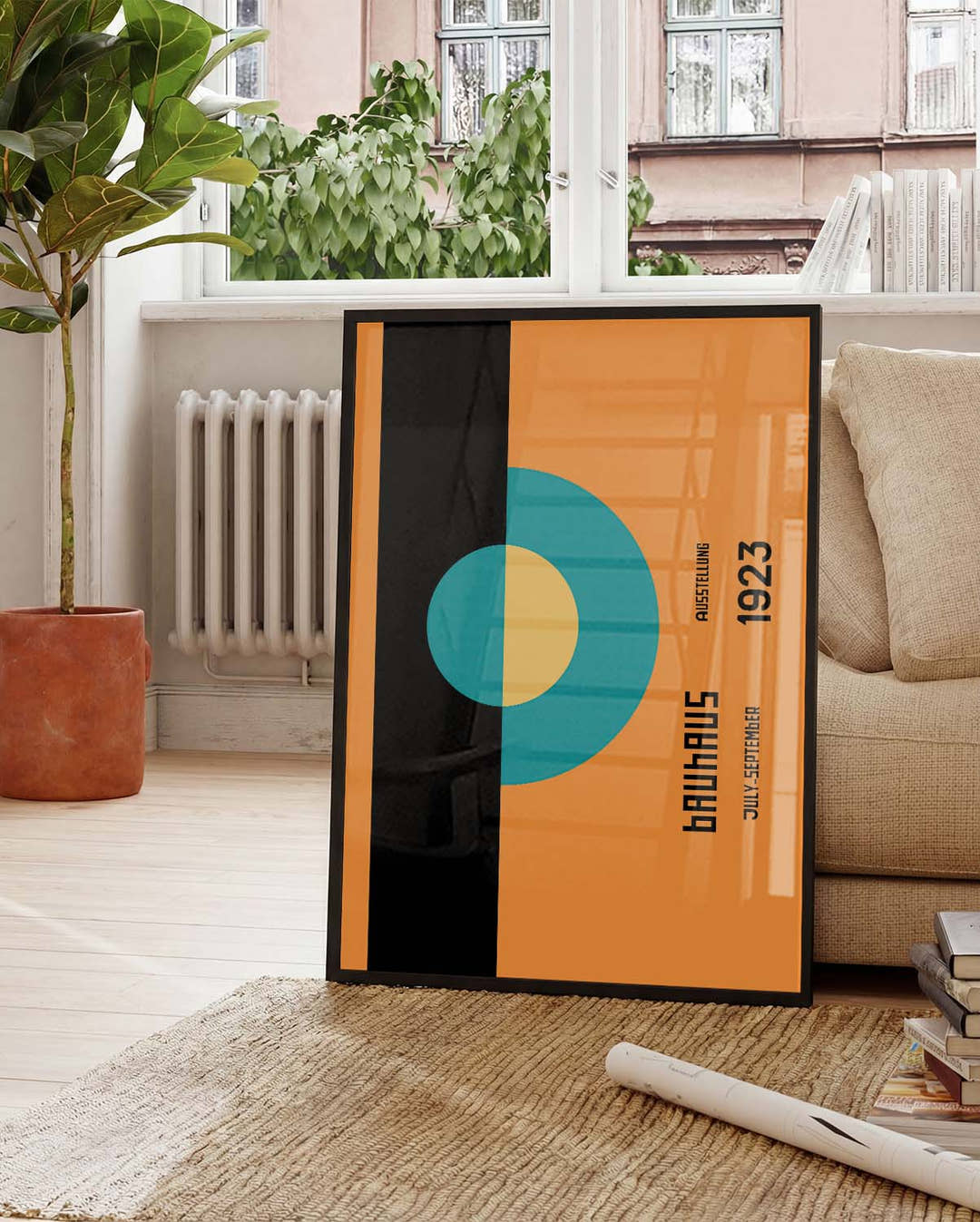 Bauhaus Poster Kreis – Bauhaus Minimal Circle Block