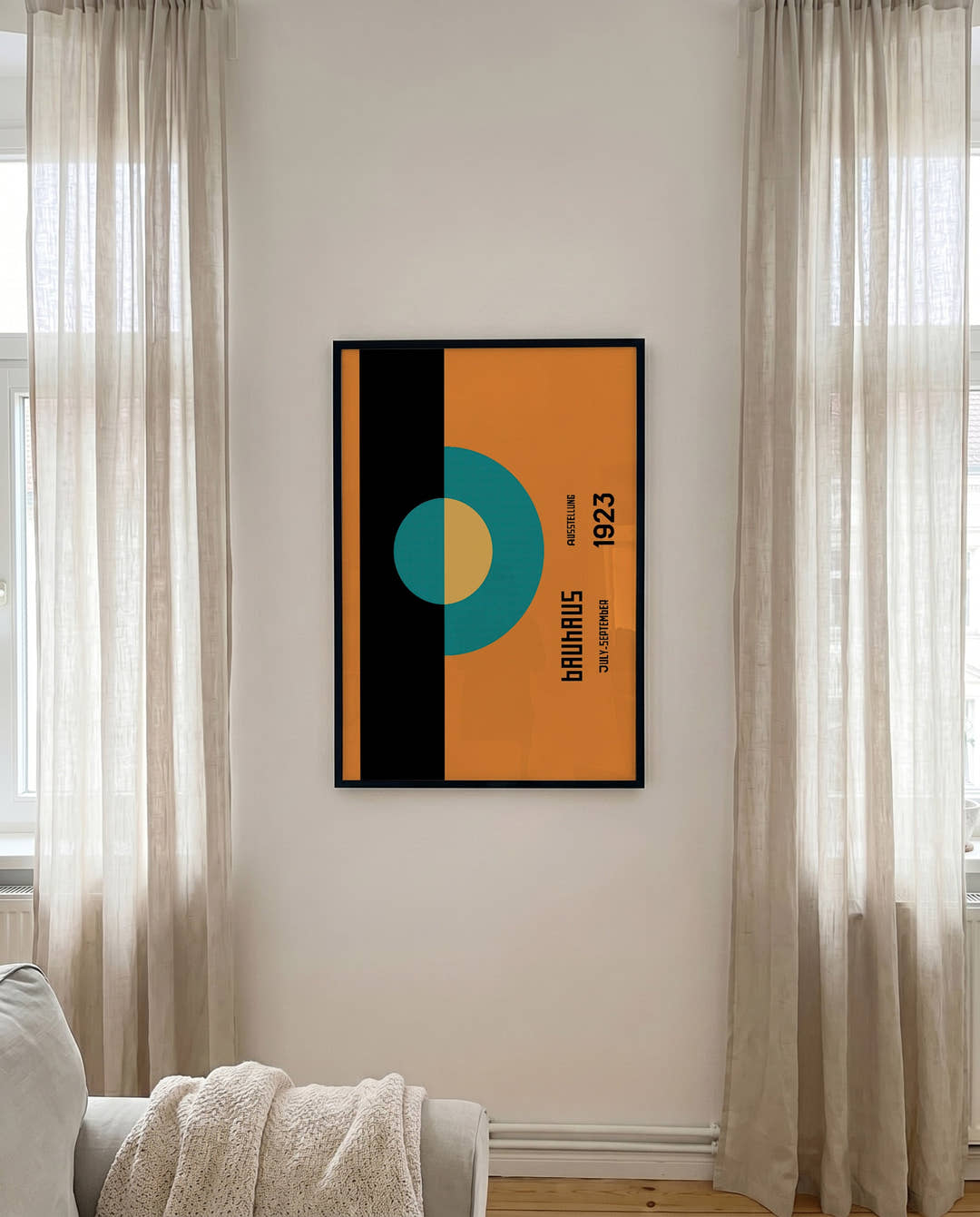 Bauhaus Poster Kreis – Bauhaus Minimal Circle Block