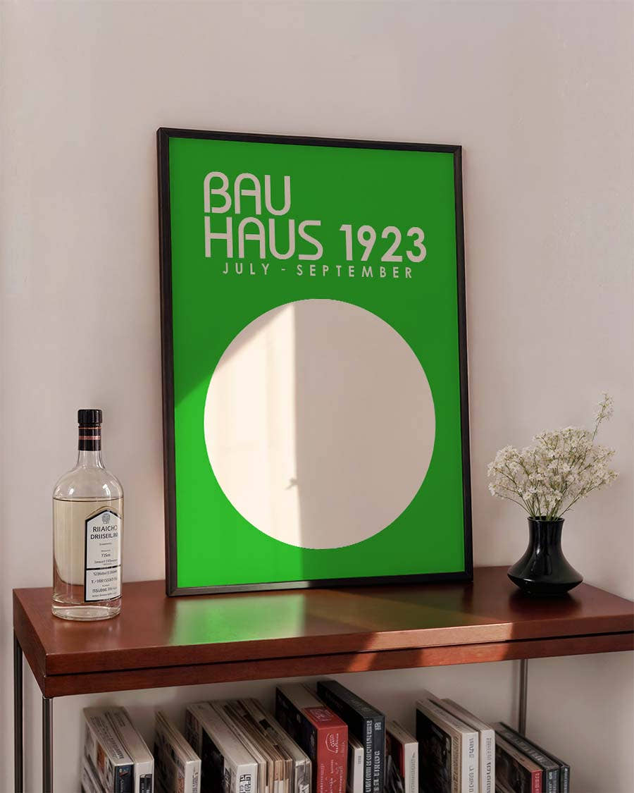 Bauhaus Poster minimal – Bauhaus Minimal Circle