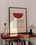 Bauhaus Minimal Dots Poster