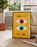 Bauhaus Poster Augen – Bauhaus Minimal Eyes