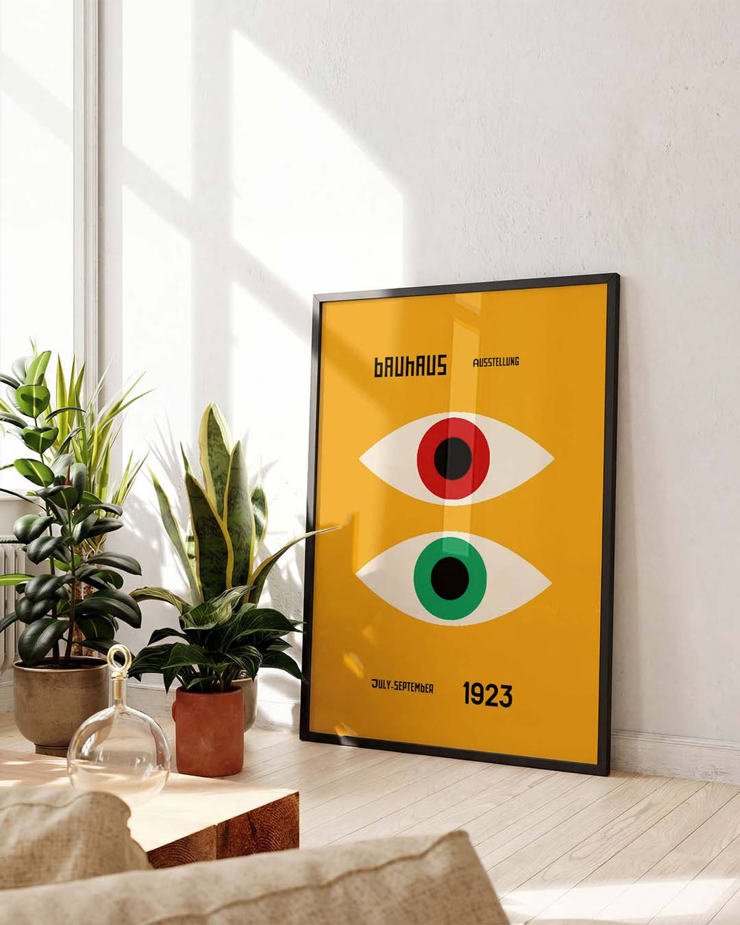 Bauhaus Poster Augen – Bauhaus Minimal Eyes