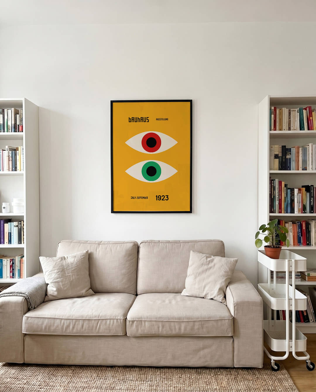 Bauhaus Poster Augen – Bauhaus Minimal Eyes