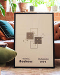Bauhaus Poster minimal – Bauhaus Minimal Square Composition