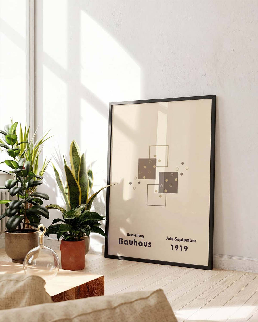 Bauhaus Poster minimal – Bauhaus Minimal Square Composition