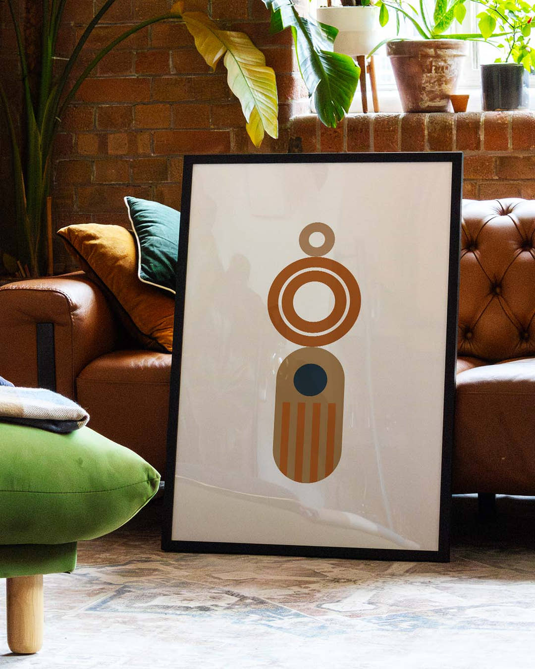 Bauhaus Minimal Totem Poster