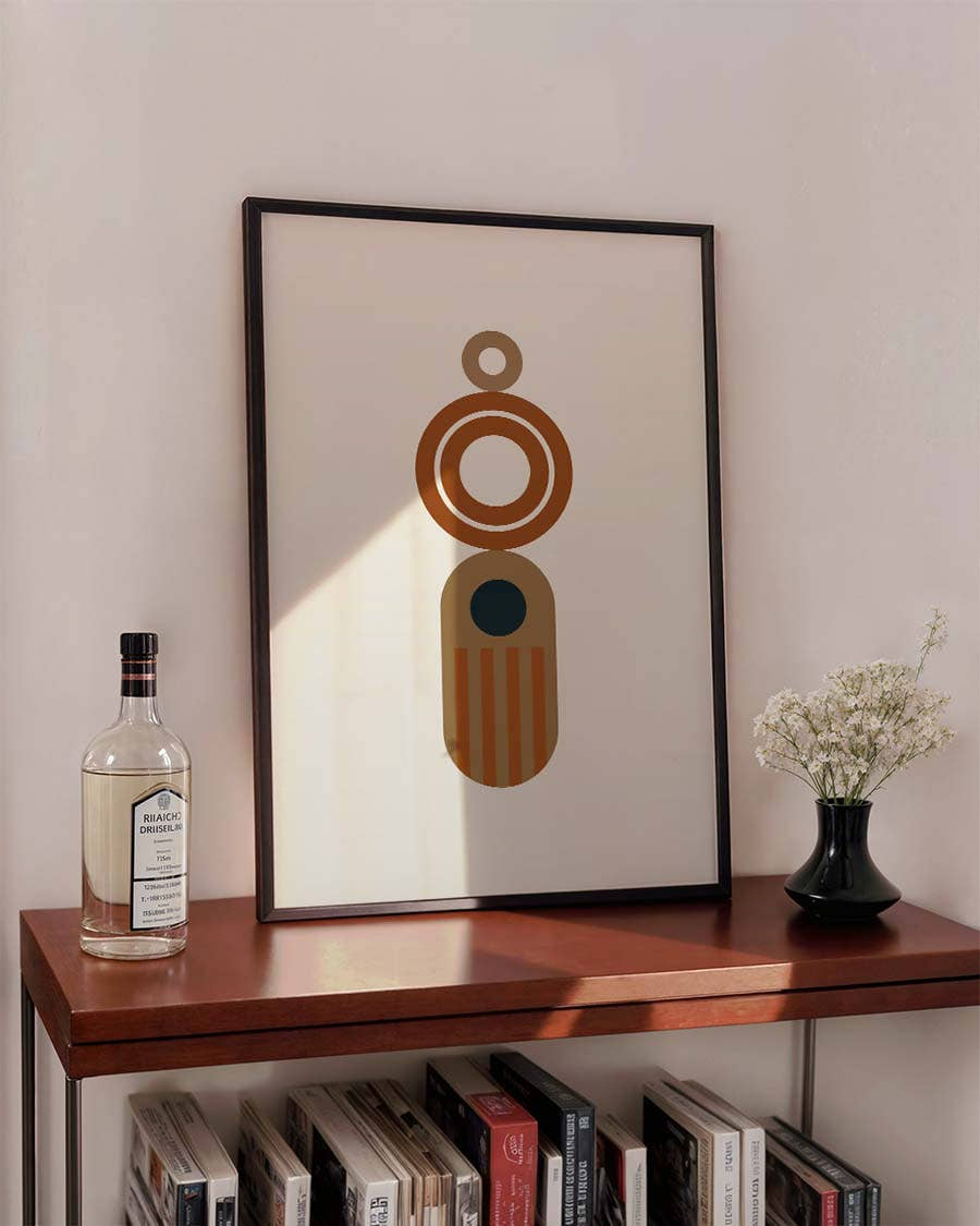 Bauhaus Minimal Totem Poster