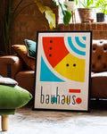 Bauhaus Modern Playfull Arc Poster