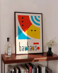 Bauhaus Modern Playfull Arc Poster