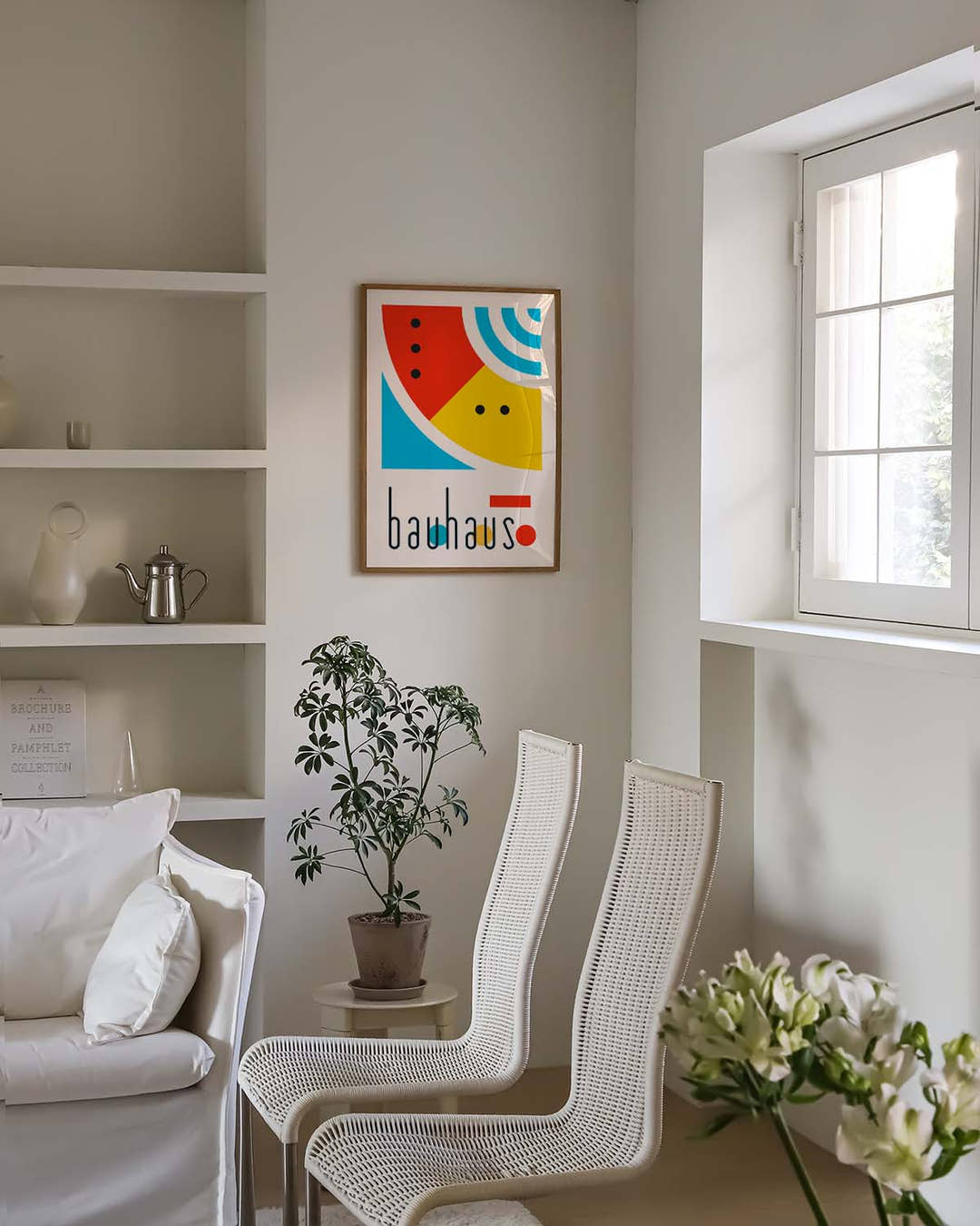 Bauhaus Modern Playfull Arc Poster