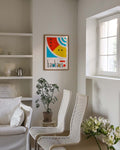 Bauhaus Modern Playfull Arc Poster