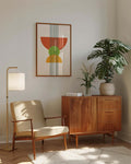 Bauhaus Modern Arches Poster
