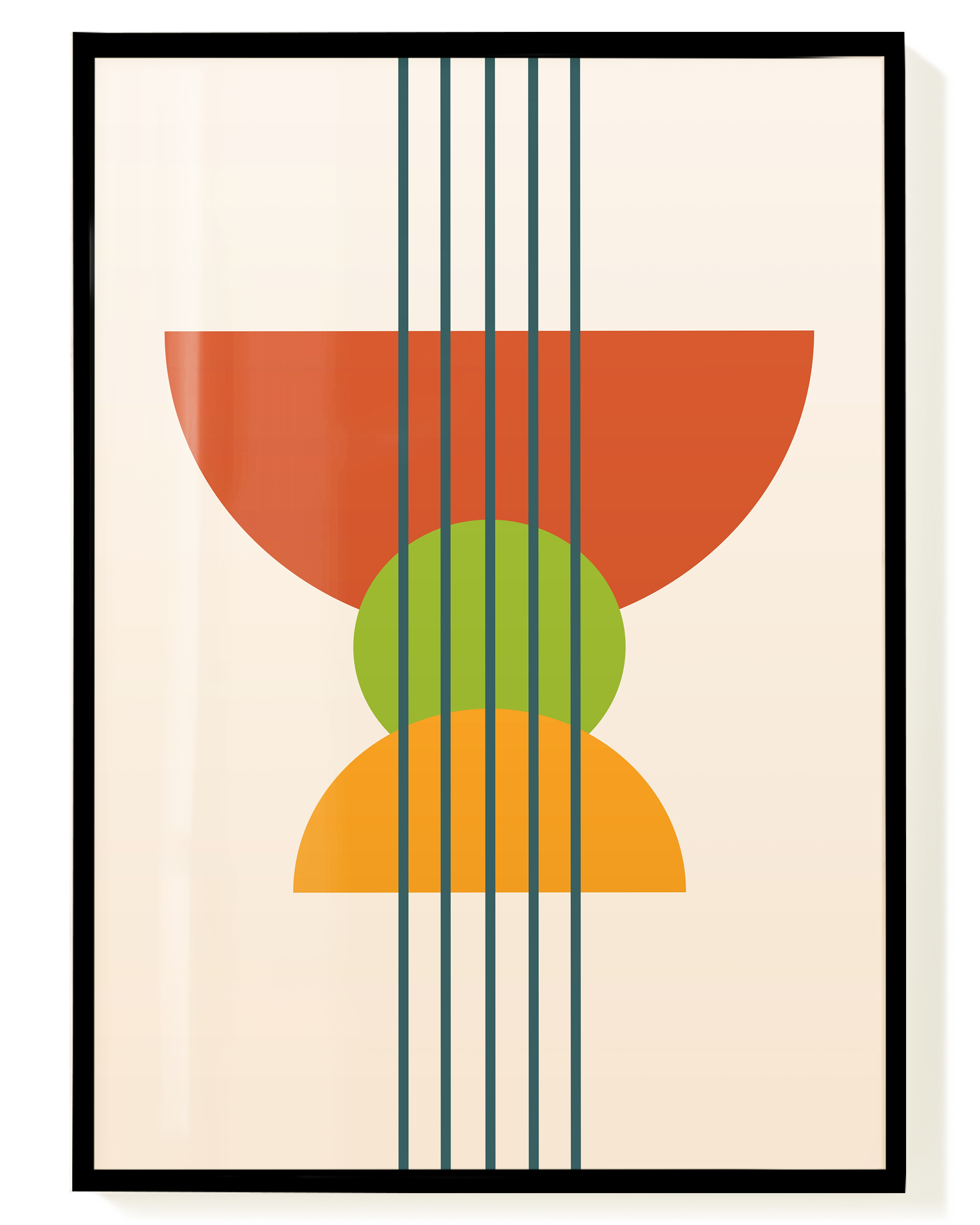 Bauhaus Modern Arches Poster – Geometrische Bogenkunst | Wallera®