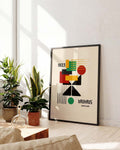 Bauhaus Poster Blöcke – Bauhaus Modern Block Composition