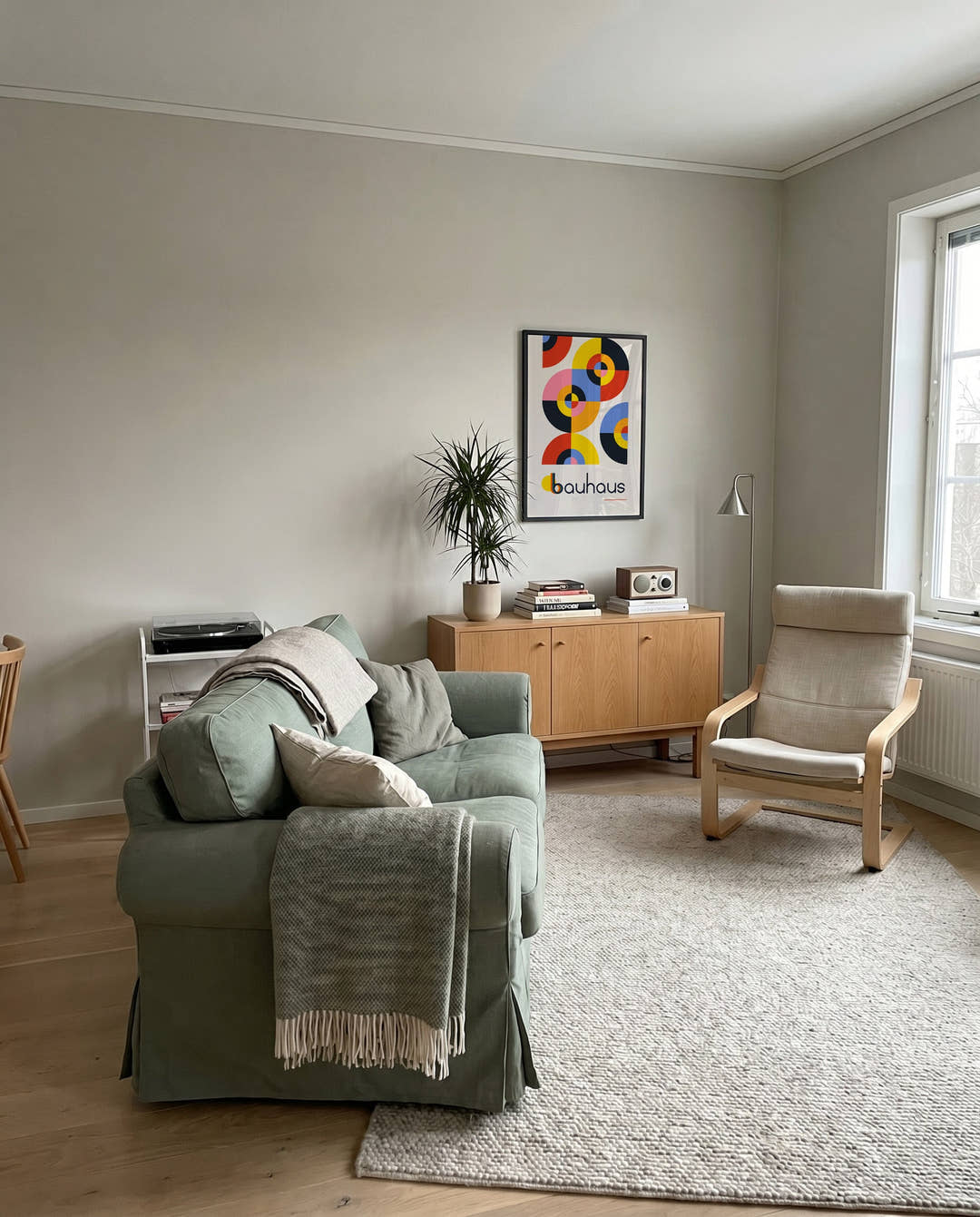 Bauhaus Modern Circles Poster