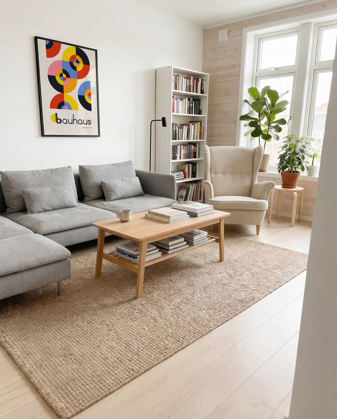 Bauhaus Modern Circles Poster