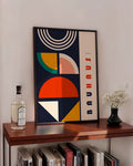 Bauhaus Modern Composition Poster