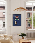 Bauhaus Modern Face Poster