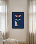 Bauhaus Modern Face Poster
