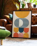 Bauhaus Modern Figures Poster
