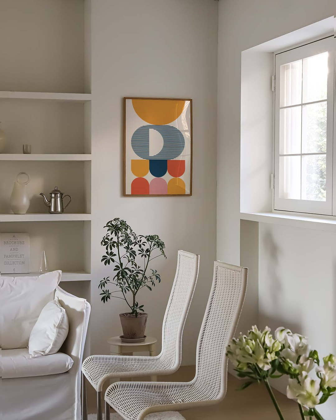 Bauhaus Modern Figures Poster