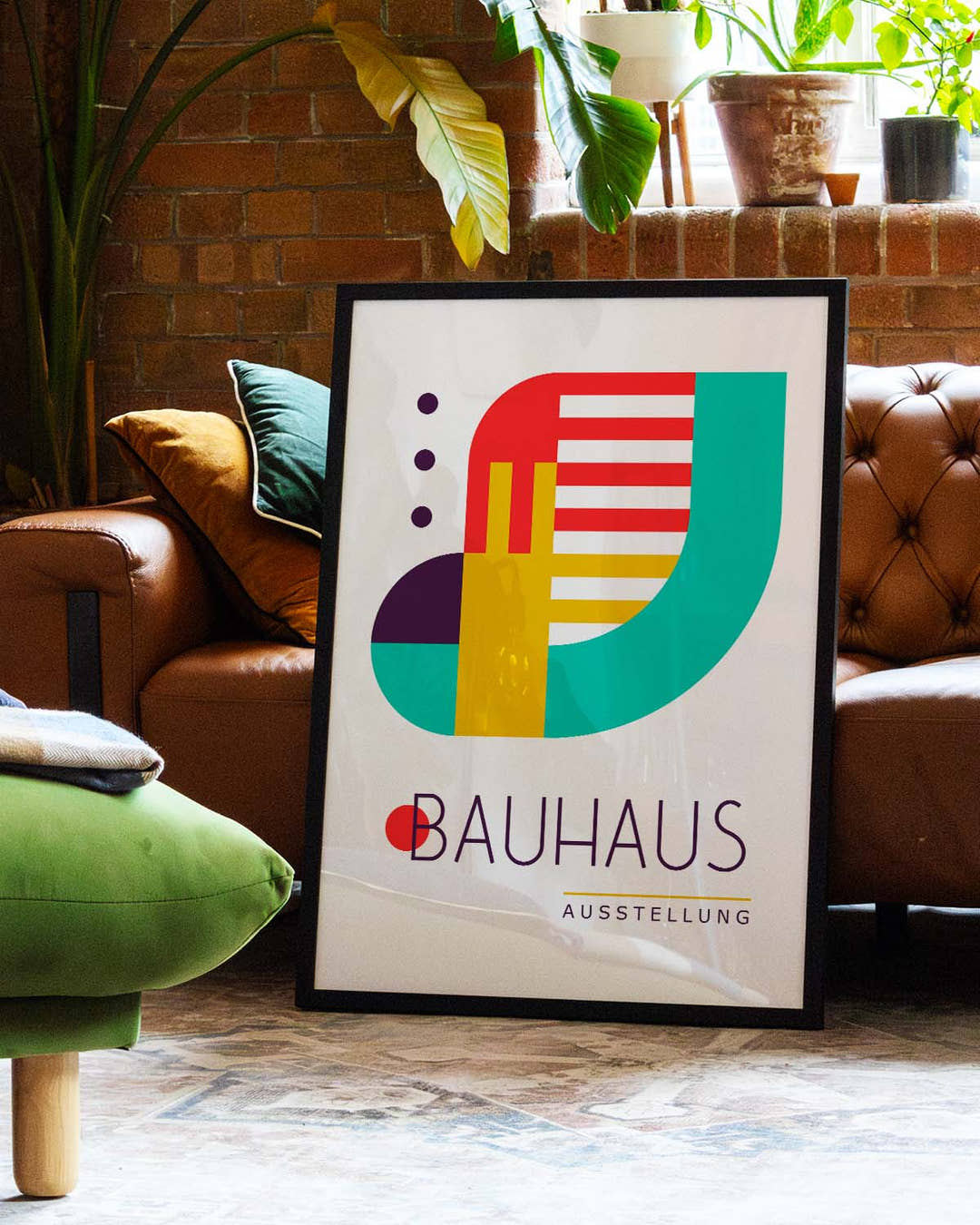 Bauhaus Modern Forms Poster