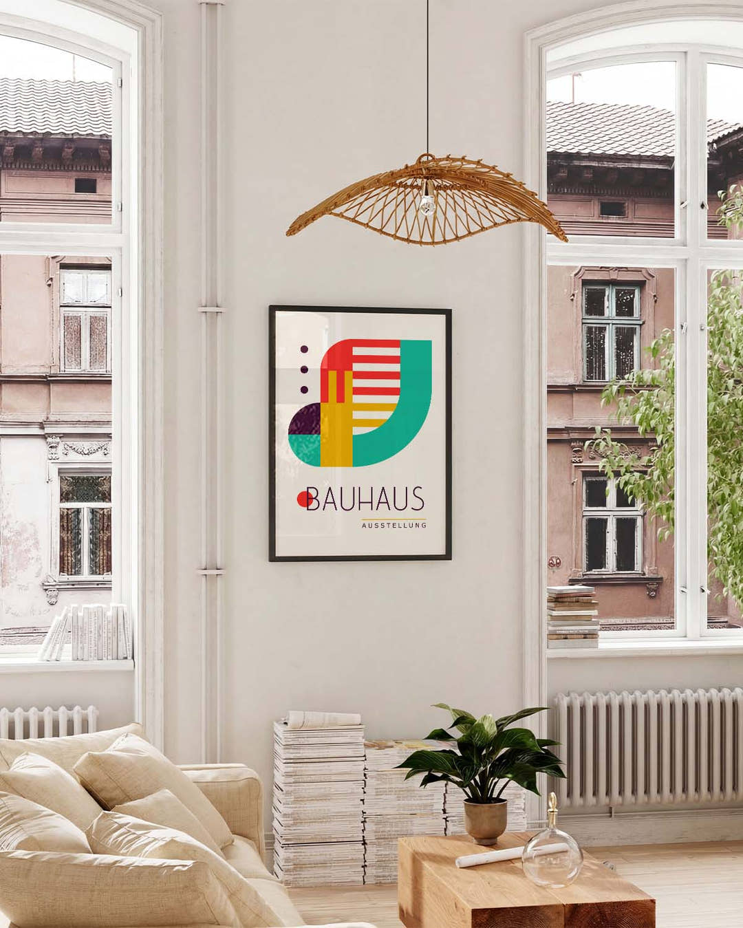 Bauhaus Modern Forms Poster